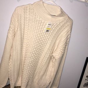 William Rast Ivory knit Sweater Medium
